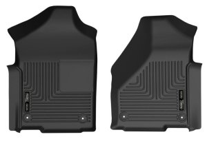Ram 2500 Floor Mats - Front - Husky Liners - X-Act Contour - Black - `19-`22